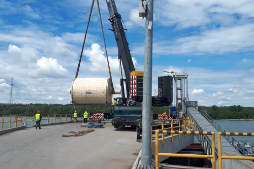 Túlméretes áru beemelése