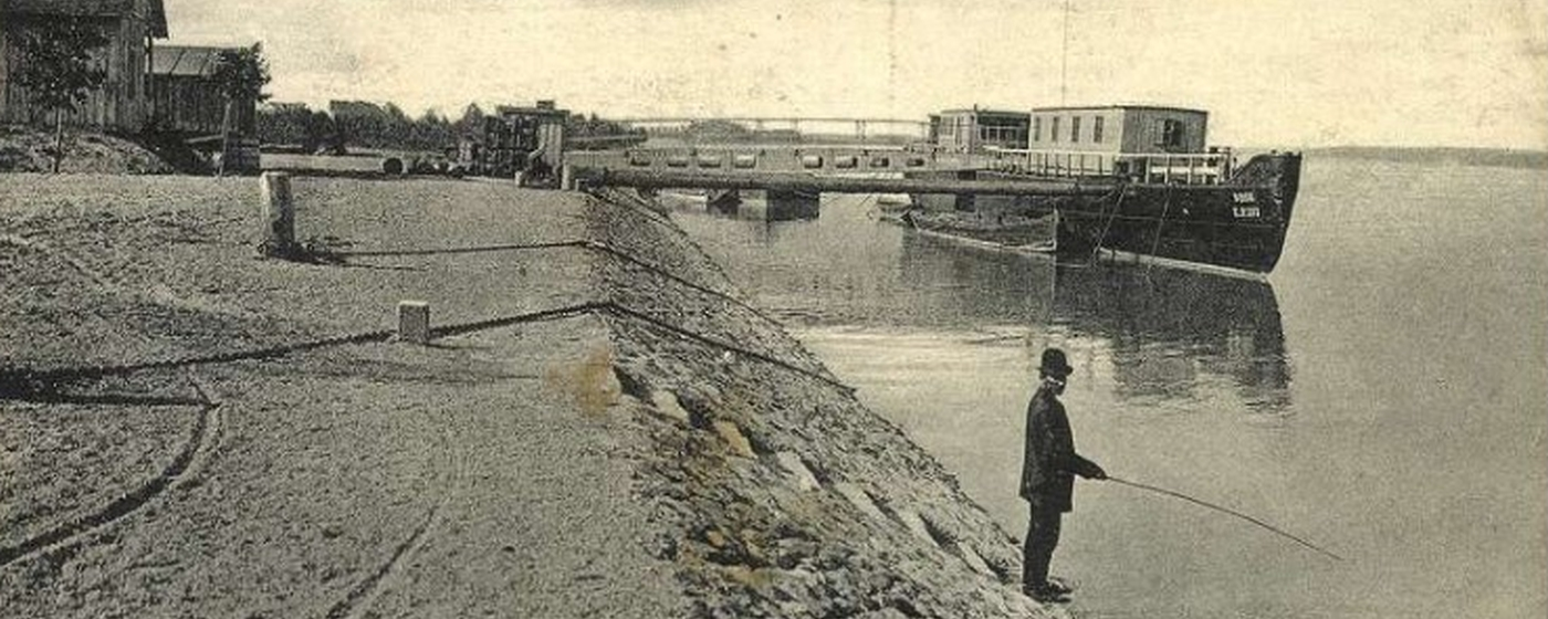 Archív fotó a kikötőről