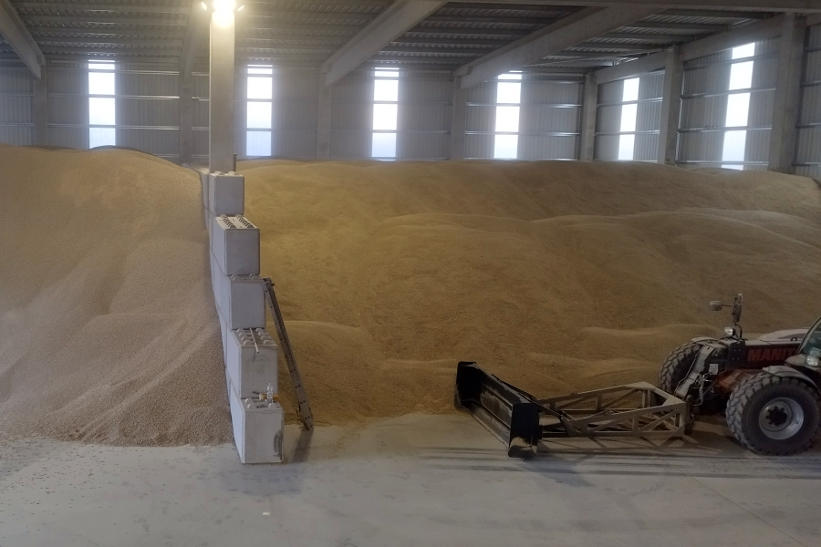 Ömlesztett áruk tárolása