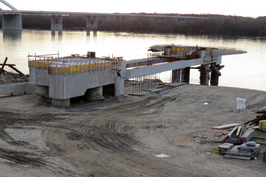 2. hajóállás építése