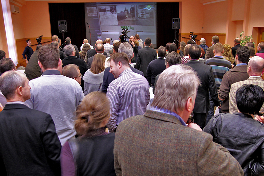 Vendégek tájékoztatása a beruházás részleteiről